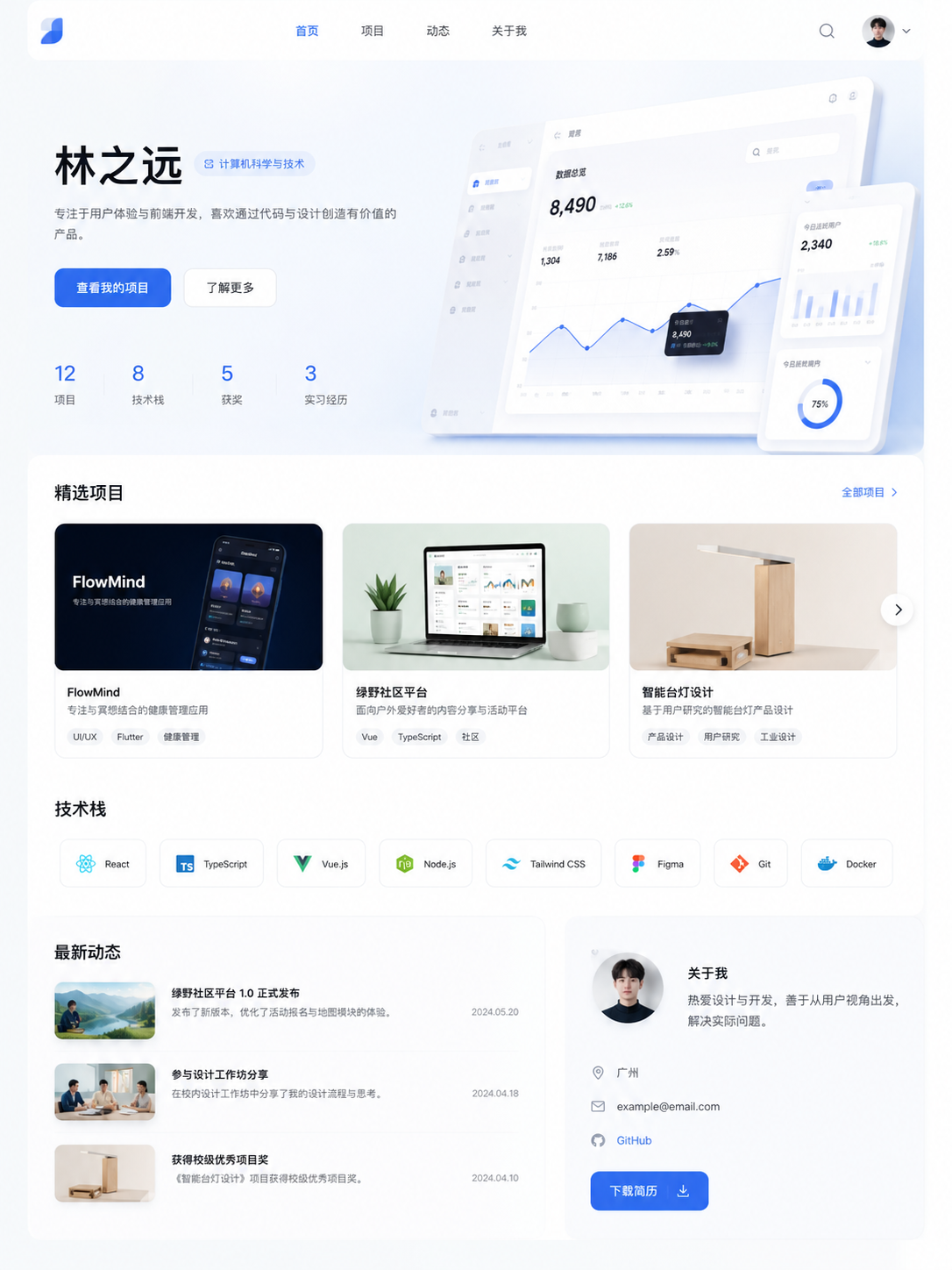 项目经历展示