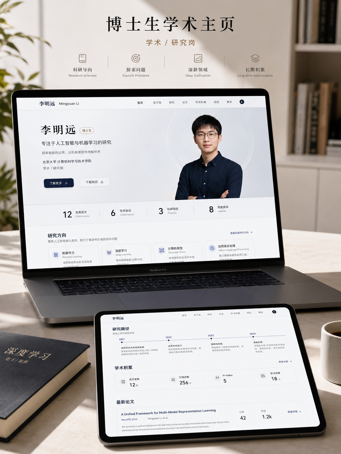 博士生学术主页案例