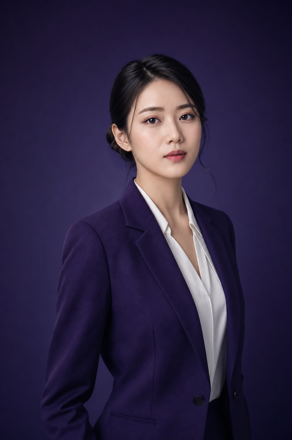 Clara Xu fictional professional portrait for brand strategy resume website